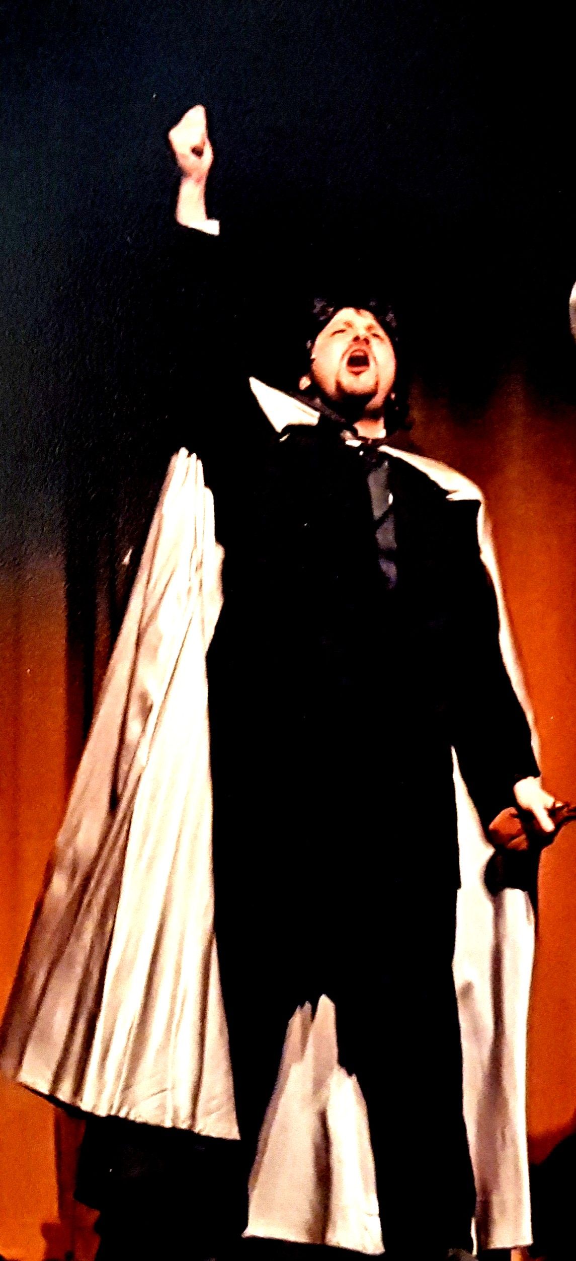 Philip Paul Kelly performing as Monsieur D'Arque in "Beauty and the Beast the Musical."