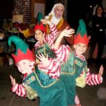 Singer/Actor Philip Paul Kelly backstage as Scrooge in the musical "A Christmas Carol."