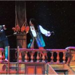 Philip Paul Kelly as Captian Hook having a sword fight with Peter, in "Peter Pan The Musical."