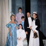 PhilipPaulKelly as Mr. Darling with Family in "Peter Pan The Musical."