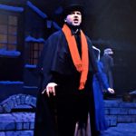 Philip Paul Kelly as "Ebenezer Scrooge" in a scene from " A Christmas Carol."