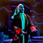 Philip Paul Kelly as "Ebenezer Scrooge" in a scene from " A Christmas Carol."