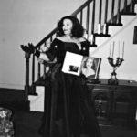 Philip Paul Kelly as Bette Davis, host of the "Heroes Benefit" at the Triad Theater in New York.