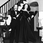 Philip Paul Kelly as Bette Davis, host of the Heroes Benefit at the Triad Theater.  Wearing a gown designed by Fashion Designer Albert Capraro. (Pictured Left)